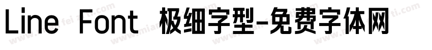 Line Font 极细字型字体转换